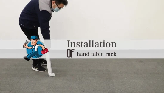 Quick Installation Color Customizable Manual Height Adjustable Hand Crank Standing Desk