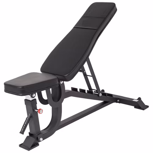 Adjustable Fitness Bench with Handle, Q235 Steel Dumbbell Bench for Strength Training Home Multi Gym Equipment
